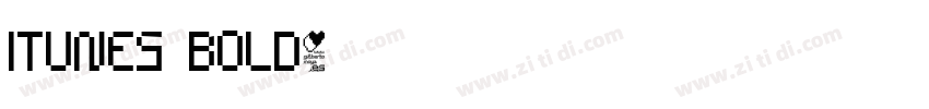 iTunes Bold字体转换